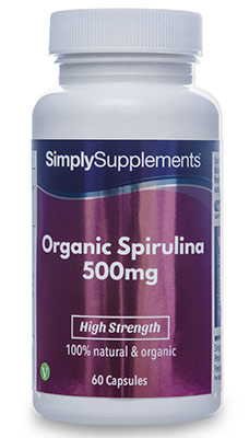 Organic Spirulina Capsules 500mg