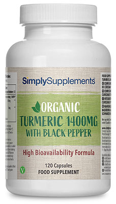 Organic Turmeric 1300mg & Black Pepper 20mg