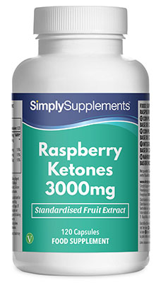 Simply Supplements Raspberry Ketones 3000mg (120 Capsules)