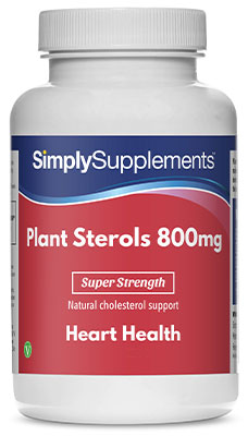 Plant Sterols Tablets 800mg | Improve Cholesterol | Simply Supplements