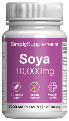 Soya Isoflavones 10000mg (120 Tablets)