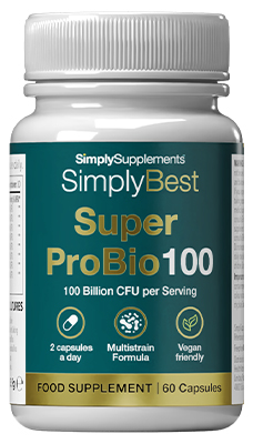 Simply Supplements Super Probio 100 Probiotic Capsules (60 Capsules)