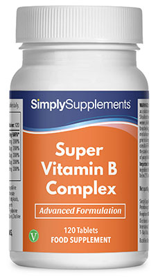 Simply Supplements Super Vitamin B Complex (120 Tablets)