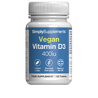 Vegan Vitamin D3 400iu Tablets