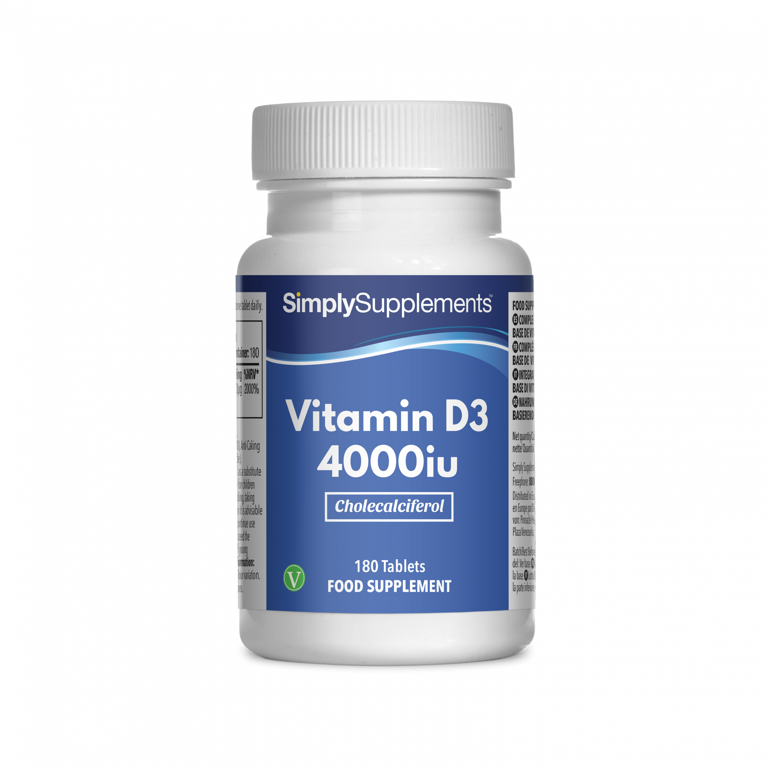 Vitamin D3 Tablets 4,000iu