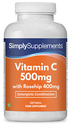 Vitamin C 500mg with Rosehip 400mg