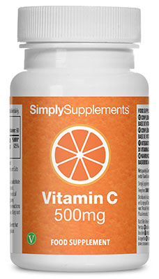 Simply Supplements Vitamin C 500mg (180 Capsules)