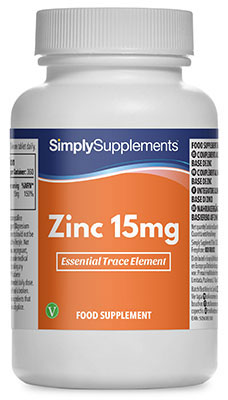 Simply Supplements Zinc 15mg (120 Tablets)