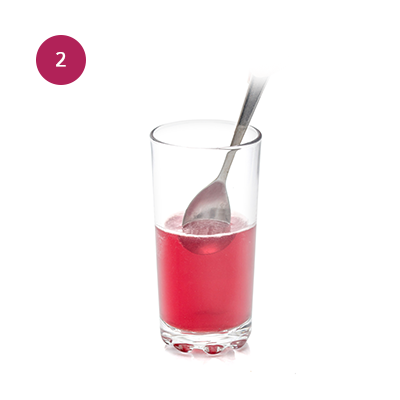 Add 300ml of water and stir well.