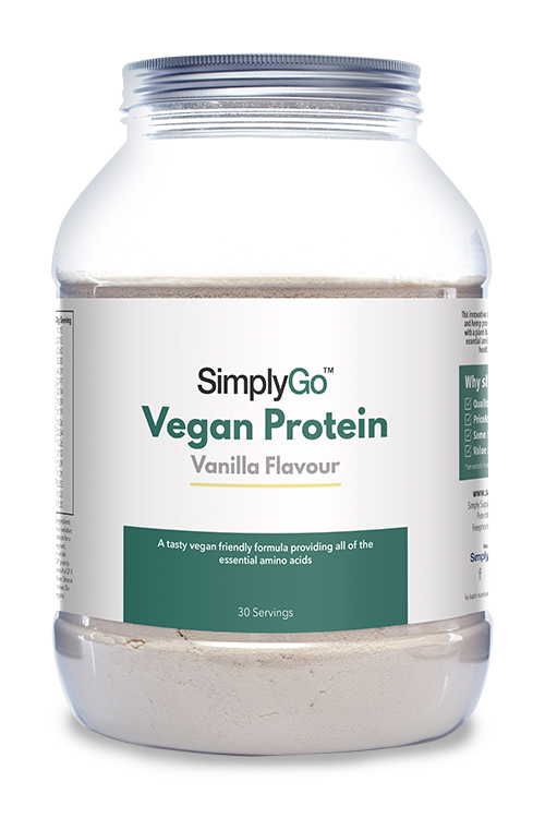 Simply Supplements Vegan Protein Powder (900 g Protein Powder)