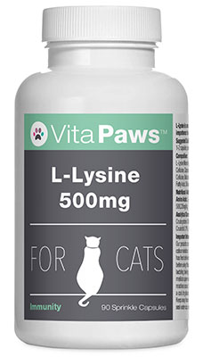 Simply Supplements L Lysine 500mg Cats (90 Sprinkle Capsules)