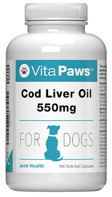 Cod Liver Oil for Dogs 550mg
