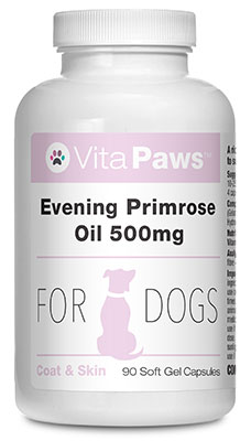 Evening Primrose Oil 500mg Dogs (90 Soft Gel Capsules)